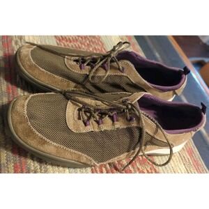 GRASSHOPPERS Womens Explore Lace Up Sneaker Shoes SIZE 12 N Olive Leather Textil